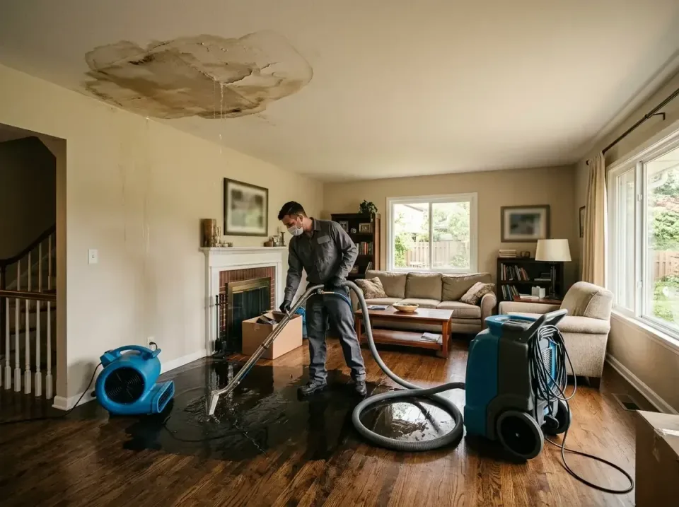 attic-pipe-burst-ceiling-drip-008 — frequently asked questions, Water Damage Restoration & Carpet Care in Proctor, MN